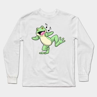 Frog Music Dance Long Sleeve T-Shirt